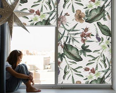 Estor decorativo de naturaleza exótica