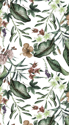 Estor decorativo de naturaleza exótica