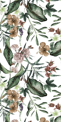Estor decorativo de naturaleza exótica