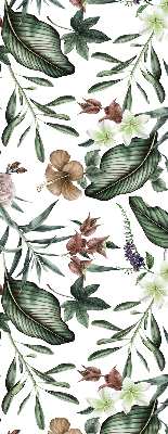 Estor decorativo de naturaleza exótica