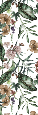 Estor decorativo de naturaleza exótica