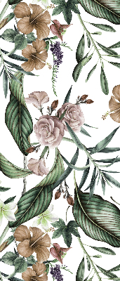 Estor decorativo de naturaleza exótica