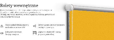 Estor decorativo naranja
