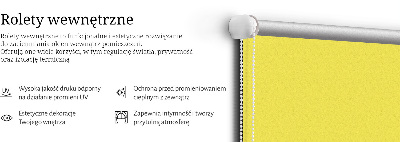 Estor decorativo amarillo