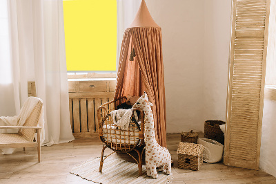 Estor decorativo amarillo