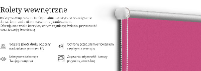 Estor decorativo rosa
