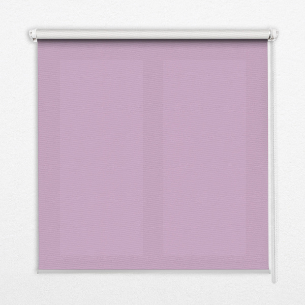 Estor enrollable de tela de color rosa