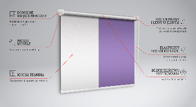 Estor opaco de color púrpura