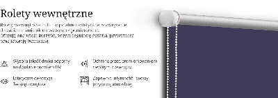 Estor enrollable de tela de color morado oscuro