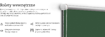Estor decorativo verde