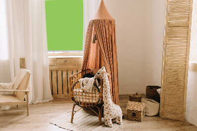 Estor decorativo verde