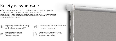 Estor decorativo gris