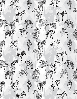 Estor opaco con estampado de animales grises