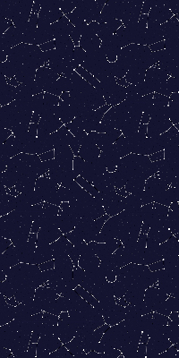 Estor enrollable de tela de la constelación de estrellas