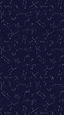 Estor enrollable de tela de la constelación de estrellas