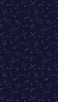 Estor enrollable de tela de la constelación de estrellas