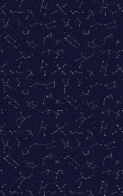 Estor enrollable de tela de la constelación de estrellas