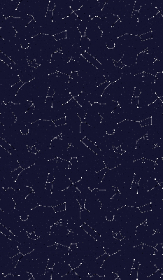 Estor enrollable de tela de la constelación de estrellas