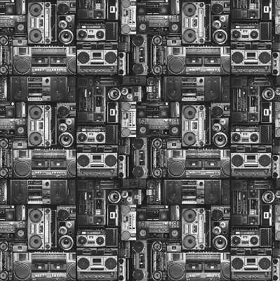Estor decorativo de radio