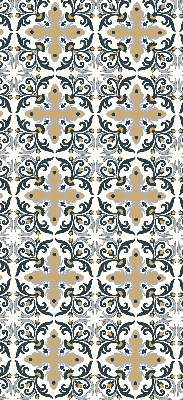 Estor opaco con diseño de azulejo marroquí