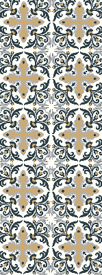 Estor opaco con diseño de azulejo marroquí