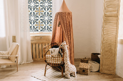 Estor opaco con diseño de azulejo marroquí
