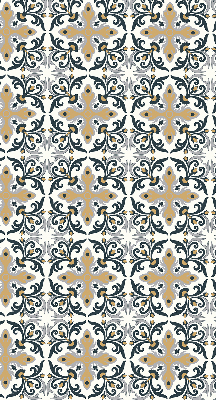 Estor opaco con diseño de azulejo marroquí