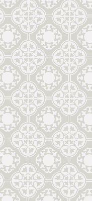 Estor decorativo con diseño de azulejo marroquí
