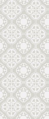 Estor decorativo con diseño de azulejo marroquí