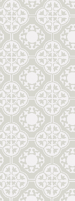 Estor decorativo con diseño de azulejo marroquí