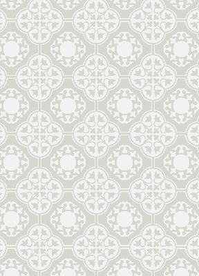 Estor decorativo con diseño de azulejo marroquí