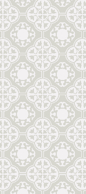 Estor decorativo con diseño de azulejo marroquí