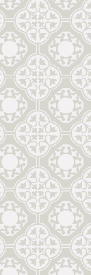 Estor decorativo con diseño de azulejo marroquí