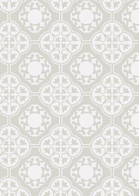 Estor decorativo con diseño de azulejo marroquí