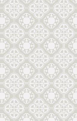 Estor decorativo con diseño de azulejo marroquí