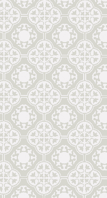 Estor decorativo con diseño de azulejo marroquí