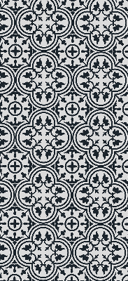 Estor opaco con diseño de azulejo portugués