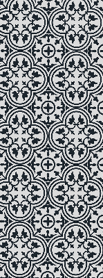 Estor opaco con diseño de azulejo portugués
