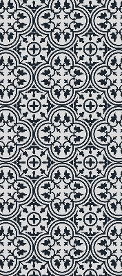 Estor opaco con diseño de azulejo portugués