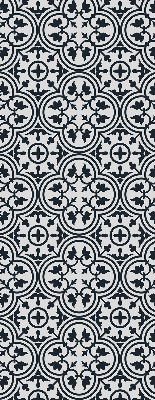 Estor opaco con diseño de azulejo portugués