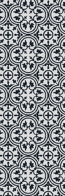 Estor opaco con diseño de azulejo portugués