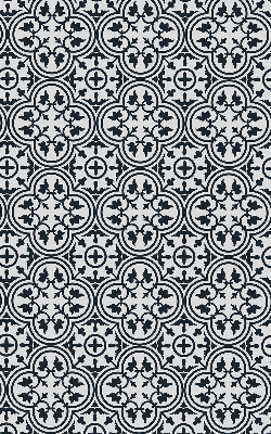 Estor opaco con diseño de azulejo portugués