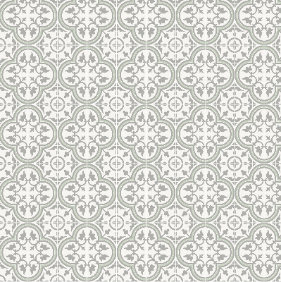 Estor decorativo con diseño de azulejo portugués