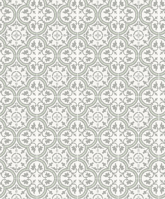 Estor decorativo con diseño de azulejo portugués