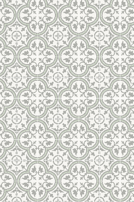 Estor decorativo con diseño de azulejo portugués