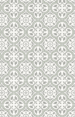 Estor decorativo con diseño de azulejo portugués
