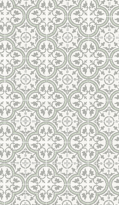Estor decorativo con diseño de azulejo portugués