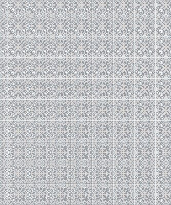 Estor enrollable de tela en color azulejo portugués