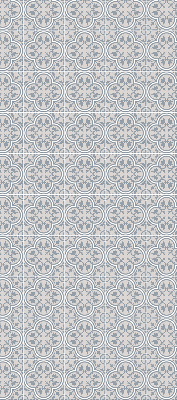 Estor enrollable de tela en color azulejo portugués