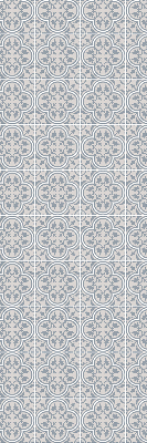 Estor enrollable de tela en color azulejo portugués